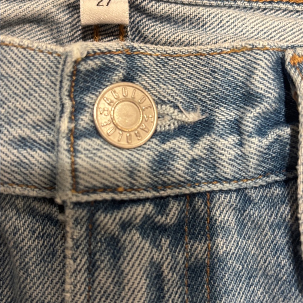 Agolde Cherie High Rise Straight Jeans in Merit Sz 27 / 4 - Picture 7 of 16